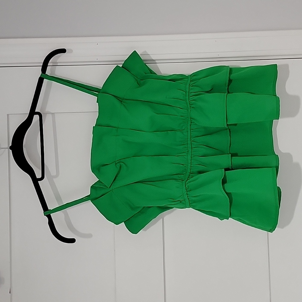 TCEC Tiered Strappy Cami Top, Size L